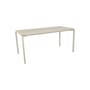Calvi INDOOR Rectangular table composite material grey / 126 x 63 cm - Tray FENIX® - 2/4 people - Fermob