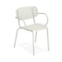 Mom Stackable armchair metal white / Metal - Emu