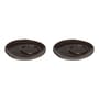 Untertasse pour tasse à espresso La Mère keramik braun / 2er-Set - Serax