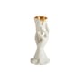 Vase Gilded I-Scream céramique blanc or / Ø 7 x H 18 cm - Jonathan Adler