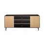 Buffet Essence bois noir / L 180 x H 75 cm - rotin - Maison Sarah Lavoine