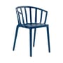 Fauteuil empilable Venice plastique bleu - Kartell
