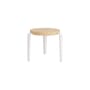 Kinderhocker Mini Lou holz weiß / H 30 cm - TIPTOE