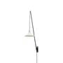 Applique con presa Seam Small ceramica bianco / H 75 cm - Serax