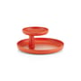 Rotary Tray Tray plastic material red / Trinket tray - ABS / Small swivel tray - Vitra