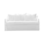 Canapé convertible Ghost 15 tissu blanc / 2 places - L 200 cm - Gervasoni