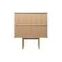 Credenza alta Stilt Double legno naturale / L 100 x H 109 cm - Ferm Living