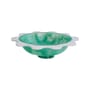 Mustique Ripple Bowl plastic material green / Ø 37 x H 10.5 cm - Acrylic - Jonathan Adler
