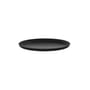 Pleats Tray metal black / Ø 23 cm - Alessi