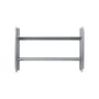 Console basse Lager métal argent / L 77 x P 28 x H 50 cm - Ferm Living