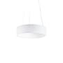 Pendelleuchte Ronde textil weiß / LED - Ø 60 cm - Dix Heures Dix