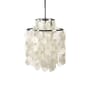 Suspension Fun 2DM verre blanc / Ø 27 cm - Panton 1964 - Verpan