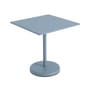 Table carrée Linear Café métal bleu / 70 x 70 cm - Muuto