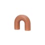 Bougie Bend cire rose / L 16,5 x H 14,5 cm - 2 mèches - BROSTE COPENHAGEN