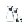 Carafe Stoppe-goutte métal verre transparent 1 L / Forme évasée - Sans fourreau - Eva Trio