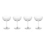 Unity - Dragonfly Champagne cup glass transparent / Set of 4 - Serax