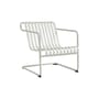 Fauteuil bas Palissade Cantilever Lounge métal gris - Hay