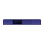 Meuble TV suspendu Octave VII bois bleu / L 183,6 x P 30 x H 24 cm - MONTANA