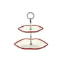 Servierplatte Les Objets Mouleversants keramik rot / 2 Tabletts - Serax