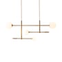 Sospensione Copenhagen metallo beige / L 97 cm - Braccioli mobili - It's about Romi