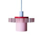 Suspension Gigi Dolce rose n°1 / Ø 28 x H 21 cm - Plastique recyclé, fabriqué en France - Warren & Laetitia