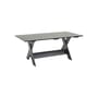 Tavolo rettangolare Crate Outdoor legno nero / Gerrit Rietveld, 1934 - 180 x 89,5 cm - Hay