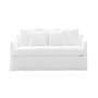 Canapé convertible Ghost 13 tissu blanc / L 180 cm - Gervasoni