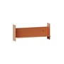 Étagère Pli métal rouge / L 45 x P 15 cm - TIPTOE