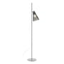 Lampada a stelo K-lux materiale plastico grigio / H 165 cm - Paralume regolabile in altezza - Kartell