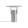 Lampe de table Set LED métal argent / Ø 34 x H 38 cm - Muuto
