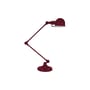 Lampe de table Signal SI333 métal violet / 2 bras - H 60 cm - Design 1950 - Jieldé
