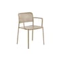 Audrey Stackable dining chair plastic material beige - Kartell