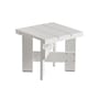Tavolino Crate Outdoor legno bianco / Gerrit Rietveld - 49,5 x 49,5 x H 45 cm - Hay