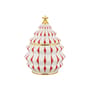 Boîte à biscuits Delight céramique rouge / Décoré à la main - Ø 19 x H 28 cm - Alessi
