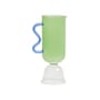 Karaffe Tulip glas grün / 0,7 L - & klevering