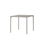 quadratischer Tisch Novo metall beige / 80 x 80 cm - Metall - AYTM