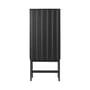 Rib Dresser wood black / W 70 x H 166.5 cm - Normann Copenhagen