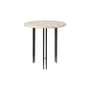 Table d'appoint IOI marbre beige / Ø 50 x H 50 cm - Gubi