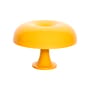 Nessino Table lamp plastic material yellow / Ø 32 x H 23 cm - Reissue 1960s - Artemide