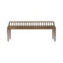 Bank Spindle holz braun / 150 cm - Recyceltes Teakholz - Ethnicraft