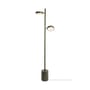 Okinawa LED Floor lamp wood green / 2 adjustable diffusers - GOOD&MOJO