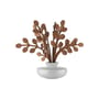 Parfümzerstäuber The Five Seasons keramik weiß holz natur / Porzellan - H 22,5 cm - Alessi