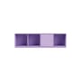Portaoggetti Line legno viola / L 139,2 x P 30 cm H 38,4 cm - MONTANA