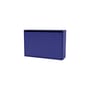 Hide Shoe rack wood blue / W 69.6 x H 46.8 x D 20 cm - MONTANA