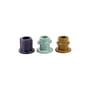 Set de 3 bougeoirs Molly 01 / H 4,5 cm - Serax