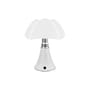 Lampada senza fili ricaricabile Minipipistrello LED materiale plastico bianco / H 35 cm - Ricaricabile USB - Martinelli Luce