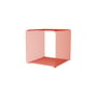 Regal Panton Wire Single Cube metall orange / 34.8 x H 34.8 x T 34.8 cm - Verner Panton, 1971 - MONTANA