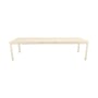 Tavolo con prolunga Ribambelle XL metallo beige / L da 149 a 299 cm - da 6 a 14 persone - Fermob
