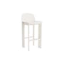 Sedia da bar Chisel 35 High legno bianco / H 75 cm - Hay