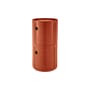 Componibili New Big HIGH Storage plastic material orange / 2 drawers - Ø 42 x H 76.5 cm - Kartell
